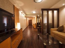 3C-Short-term rental allowed-2BRs Downtown Bangkok，位于Makkasan的酒店