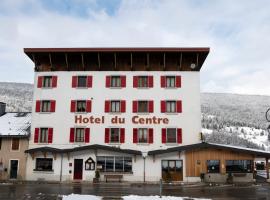HOTEL RESTAURANT LE CENTRE，位于雷莱克斯罗格斯滑雪缆车附近的酒店