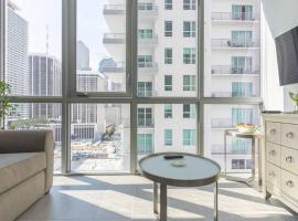 Amazing Condo in Downtown Miami/Brickell w/PARKING，位于迈阿密的酒店