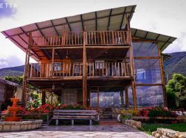 Preciosa Cabaña privada, BBQ, salón de juegos, cine!，位于El Líbano的酒店