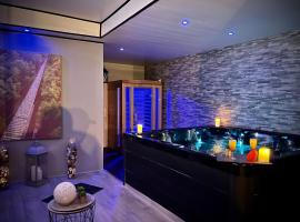 Charmant logement avec Spa, Sauna et terrasse，位于贝尔格的酒店