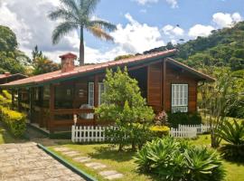Chalé Canoas - Conforto na serra de Teresópolis，位于特雷索波利斯的乡村别墅