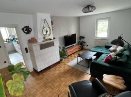 Zentrale 3 Zimmer Wohnung - Nähe Flughafen & Messe，位于Neuhausen auf den Fildern的低价酒店