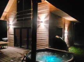 Domek drewniany letniskowy całoroczny nad jeziorem