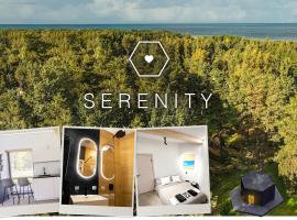 Serenity House & Sauna on the Coast of Baltic Sea，位于拉普梅茲采姆斯的海滩短租房