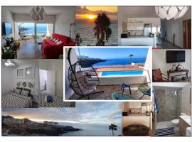 En Primera línea de mar y piscina - Apartamento AZUR - El Ancla - Callao Salvaje - COSTA ADEJE，位于卡亚俄萨尔瓦赫的酒店