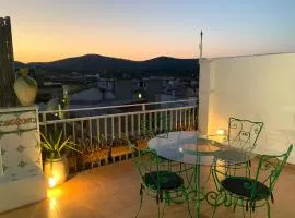 Sunny attic with views in L'Olleria