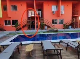 Casa na praia com piscina