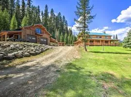 Waterfront Log Home w/ 95 Acres on Yaak River