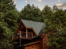 Treetop Hideaway at Barr5 Ranch，位于Dunlap的住宿加早餐旅馆