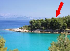 Seaside holiday house Cove Grebisce, Hvar - 3375，位于耶尔萨的酒店