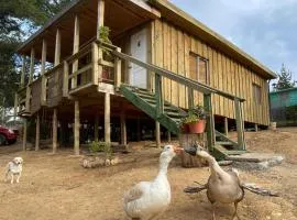 Cabaña los Gansos Playa Bosque Grill Wi-Fi TV