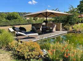 Ferienwohnung Landhaus Hohenstein, Schwimmteich, ruhige Lage，位于黑森奥尔登多夫的酒店