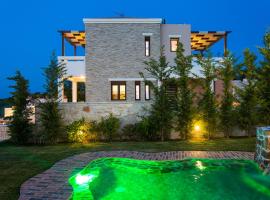 Family villa, Fantastic views, Private pool, Free laptop 1，位于Roúpai阿卡迪修道院附近的酒店