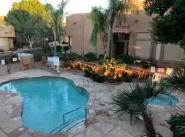 2 master suites and loft with kitchenette in upper level within our shared townhome