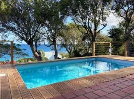 Le Caillou *** Belle villa, 4 chambres, piscine, vue mer ***