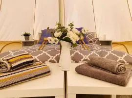 Twinkle Bell 4, Luxury Bell Tent with Firepit