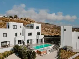 Villa Unica - Mikri Vigla, Seaview, Pool & Jacuzzi