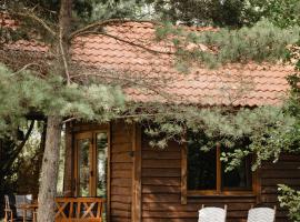 Beržų namelis - Birch cabin，位于Kučiūnai的山林小屋