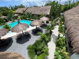 Secret paradise moalboal，位于莫阿尔博阿的海滩酒店