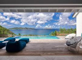 Infiniti Entire Luxury Villa Breath Taking View in St Barth，位于Pointe Milou的酒店