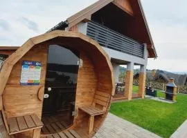 Dom na Wzgórzu SŁOŃCE na wyłączność JACUZZI ELEKTRYCZNE SAUNA ROWERY