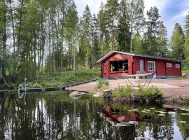 Katiskosken joenrantamökki，位于海门林纳的温泉住宿