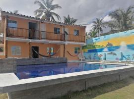 Cabaña frente al mar en moñitos, córdoba，位于Moñitos的酒店