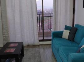 departamento santiago centro frente club hipico y movistar arena，位于圣地亚哥的酒店