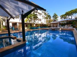 天堂别墅海滩美景公寓酒店，位于棕榈湾的酒店