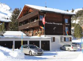 梅扎普那达酒店，位于阿罗萨茵内拉诺纳初根滑雪缆车附近的酒店
