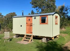 The Dragon's Hut with cosy logburner，位于雷克瑟姆的酒店