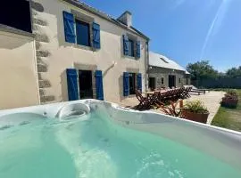 Maison Maillots et Bigorneaux, 15 pers, jacuzzi, 40m de la mer