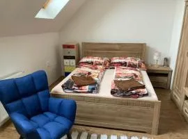 Dvojlôžková izba s vlastnou kúpelňou v priemyselnej zóne