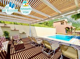 Villa Barbati Dream with private pool by DadoVillas，位于Ano Pyrgi的带停车场的酒店