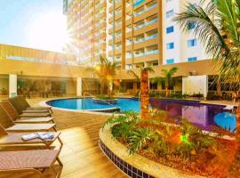 Olímpia Park Resort-frente Thermas Laranjais-apt 5 p，位于奥林匹亚的公寓式酒店
