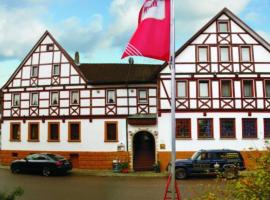 Hotel Krone，位于陶博雷特斯海姆的酒店