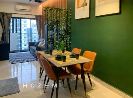 Green Style 2BR/4PX Near Desk Park & Mont Kiara，位于吉隆坡的度假短租房