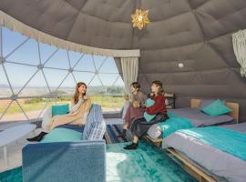 OKAYAMA GLAMPING SORANIA - Vacation STAY 73195v，位于仓敷的豪华帐篷