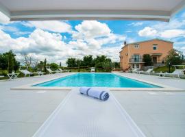 Luxury Villa Maria with large pool，位于Suhovare的酒店