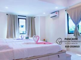Pangkor Pasir Bogak Apartment 2Rooms 2Bathrooms near beach 6pax FREE WIFI，位于邦咯的公寓