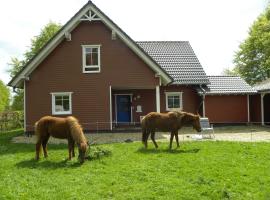 Privatzimmer im Schwedenhaus Unsere Kleine Farm，位于蒙绍的民宿