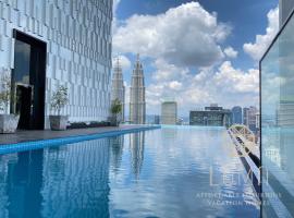吉隆坡 KLCC景观无边泳池 白金 2 酒店 by LUMA，位于吉隆坡的度假短租房