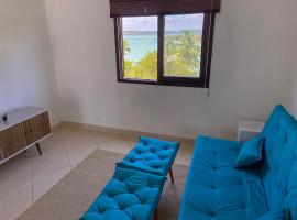 Apto no centro de Tibau com vista para lagoa/mar，位于皮帕的公寓