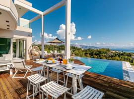 White Pearl Premium Villa Corfu，位于Evropoúloi的度假屋