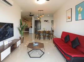 Lovely 3-bedroom with Pool - Puchong for 6 Pax，位于普崇的酒店