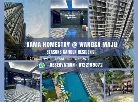 Kama Homestay @Wangsa Maju，位于吉隆坡Royal Selangor Pewter Factory and Visitor Centre附近的酒店