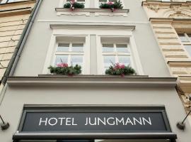 荣格曼酒店，位于布拉格瓦茨拉夫广场的酒店
