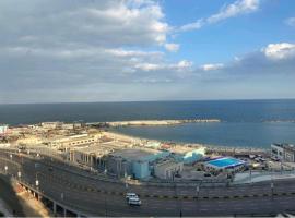 للعائلات فقط the fardous apartment sea view，位于亚历山大的酒店