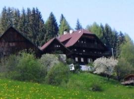 Romantisches Bauernhaus in 1100m Höhe zw Katschberg und Millstätter See，位于Puchreit的度假短租房